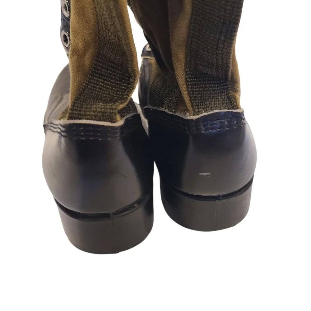 VIETNAM WAR ORIGINAL US ARMY JUNGLE BOOTS-SIZE 5 R‎ Primo Condition - Picture 4 of 10